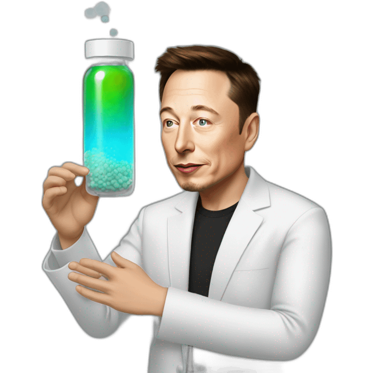 elon musk doing drugs, for educational purposes only, inclusiveness and positive, LGTBQ+ emoji