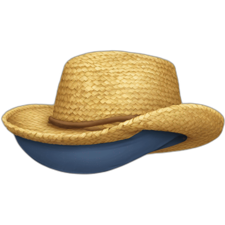 Chapeau de paille de Luffy emoji