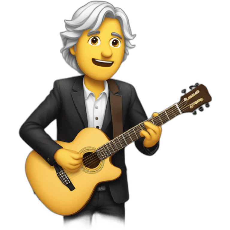 gerard deupardieu joue guitare emoji