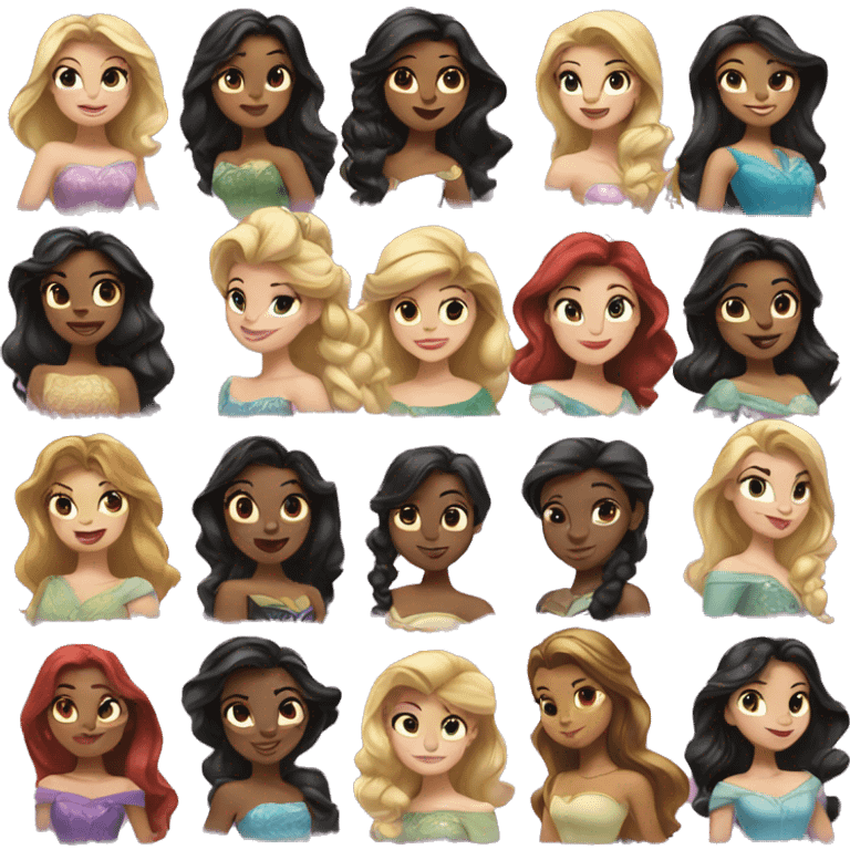 Disney princess  emoji