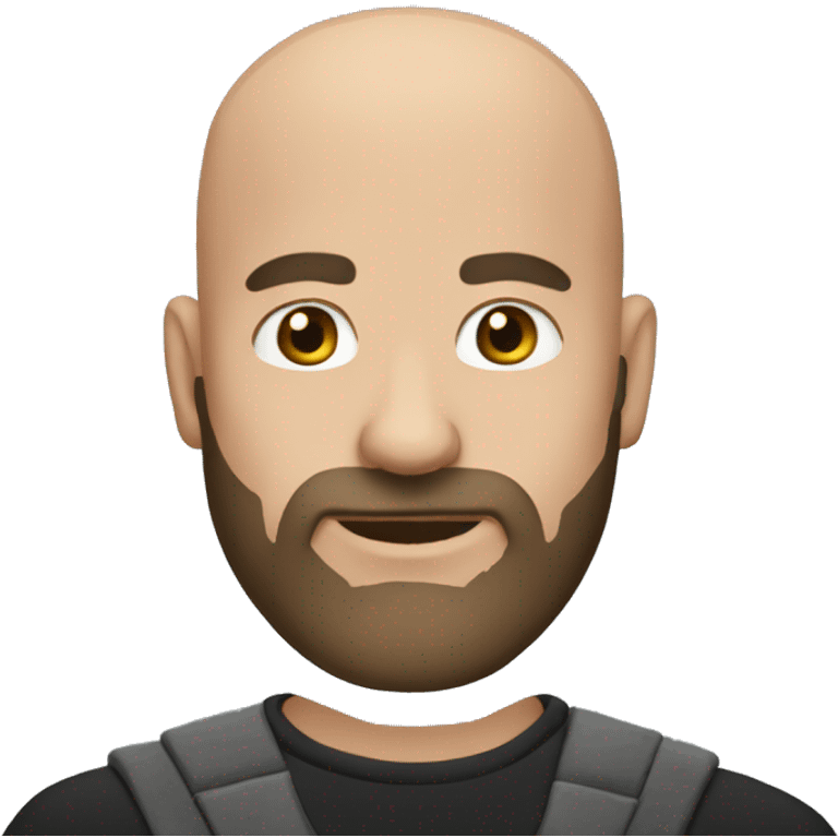 bald man beard keyboard emoji