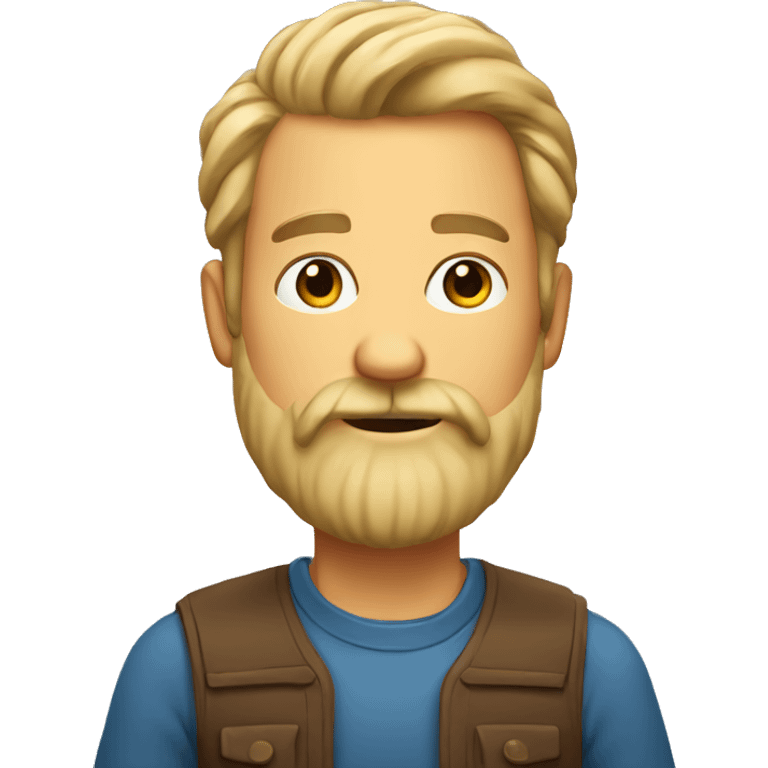 funny bearded man emoji