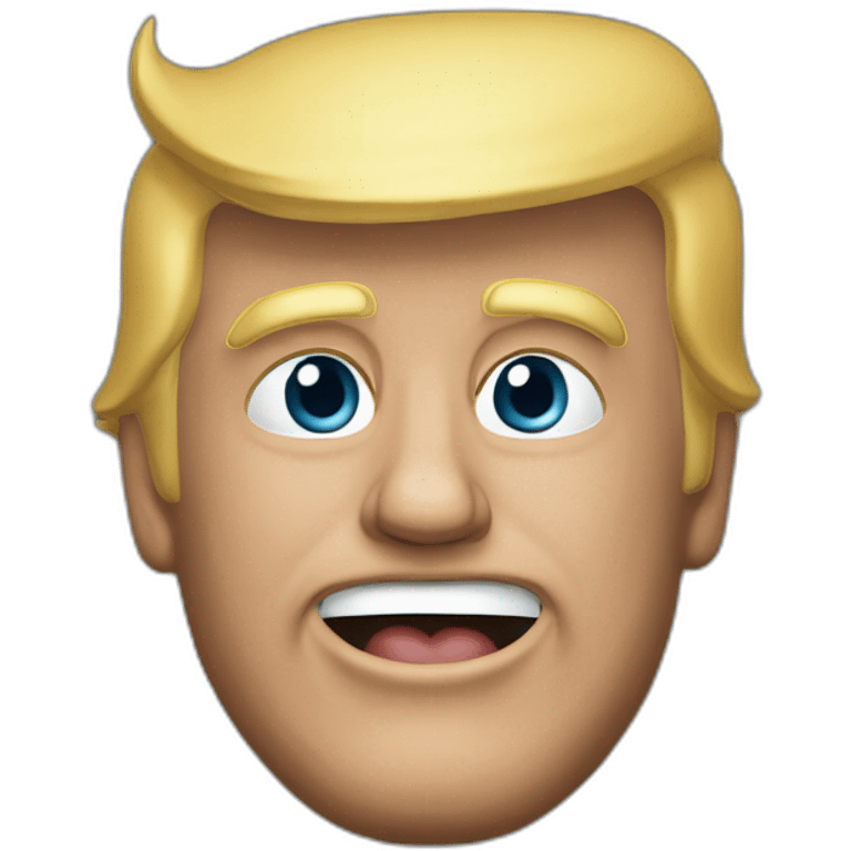 Trump qui tombe emoji