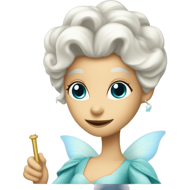 Fairy godmother magic wand emoji