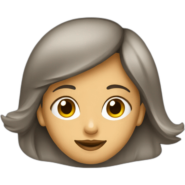 Une fille dans un avion emoji