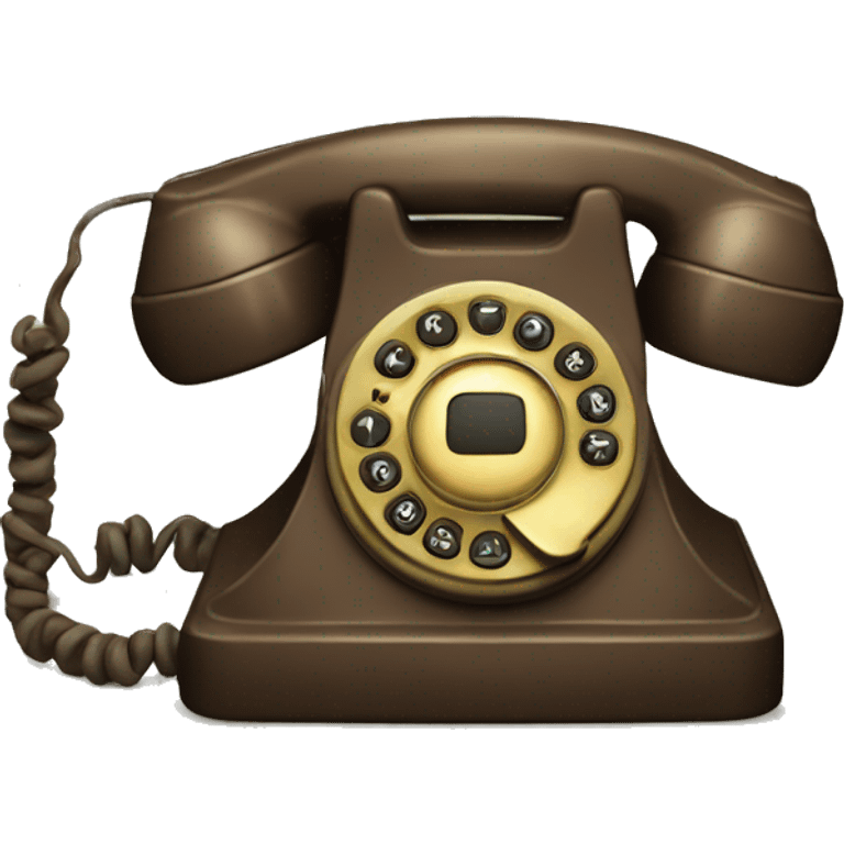 vintage phone emoji