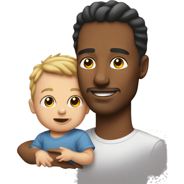 Man and baby emoji