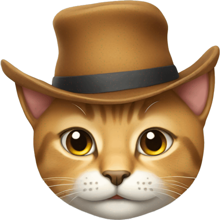 cat with a hat emoji