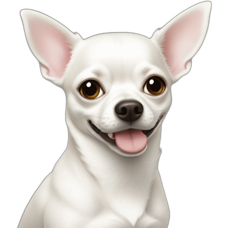 white chihuahua and me emoji