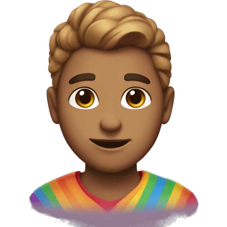 Corazon de arcoiris emoji