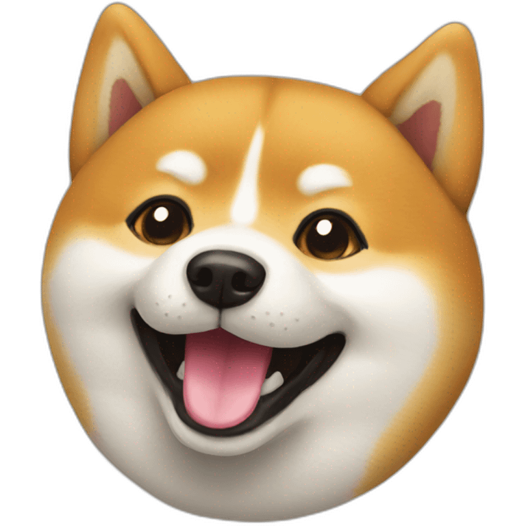 shiba smile emoji