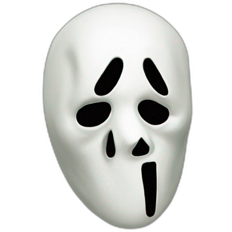 Ghostface mask emoji