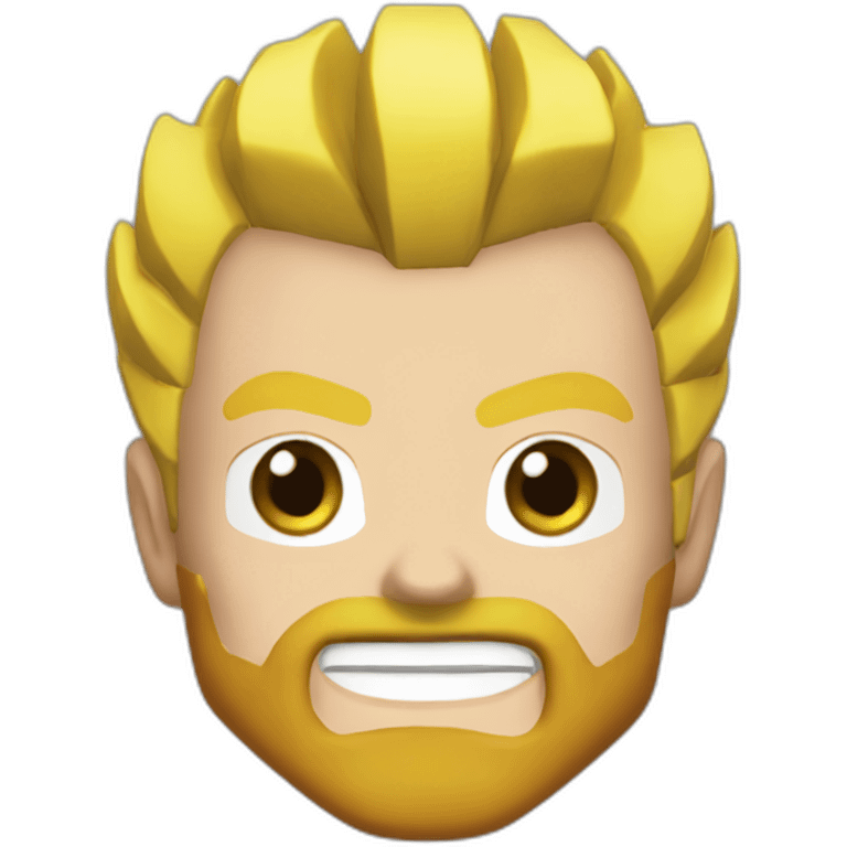 vegeta blond beard emoji