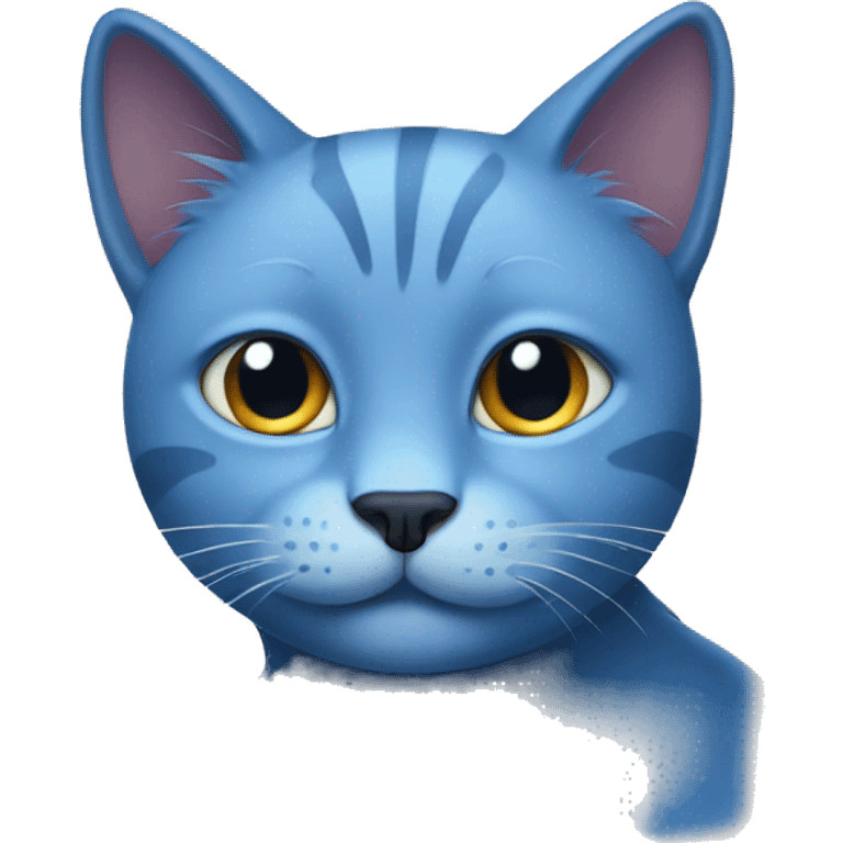 blue cat emoji