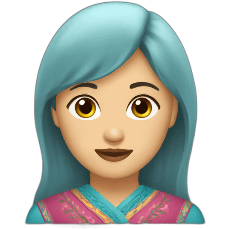 Kazakh woman emoji