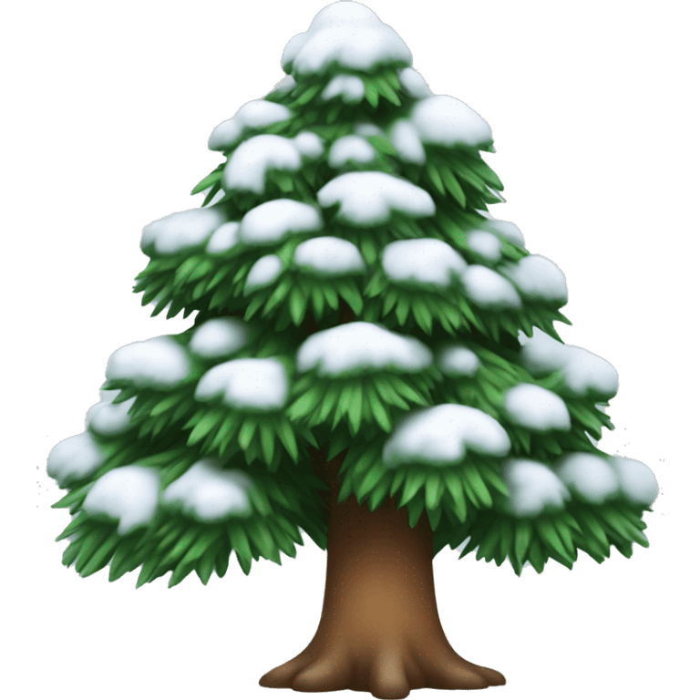 winter pine tree  emoji