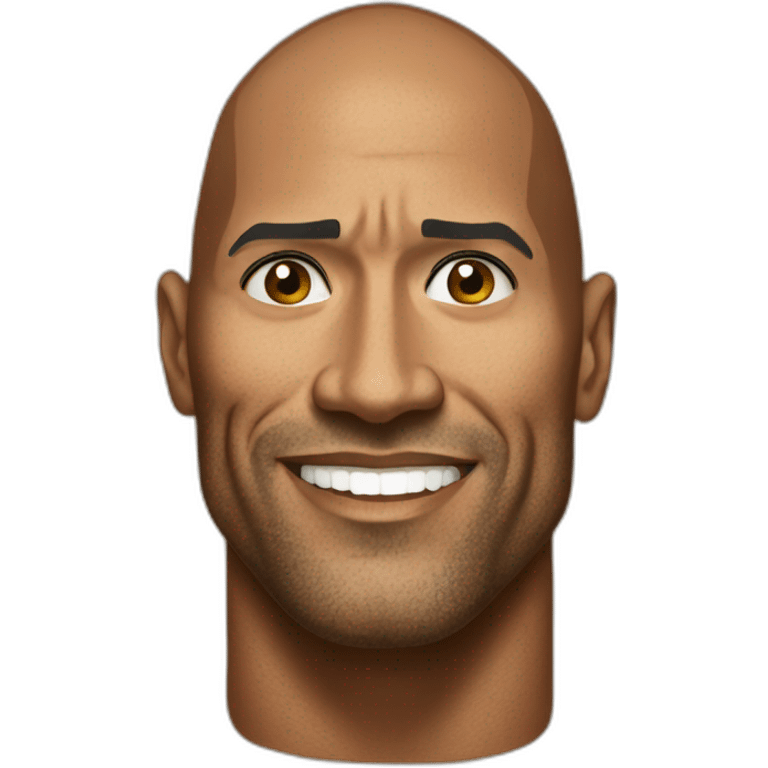 The rock  emoji