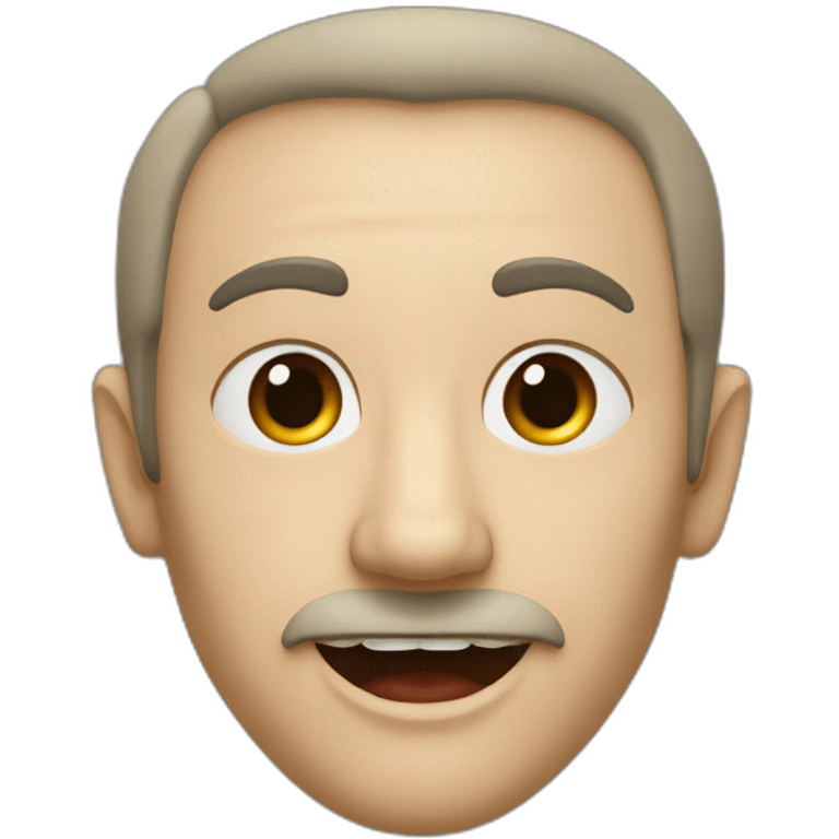 Un homme ayant des oreilles de vampire emoji