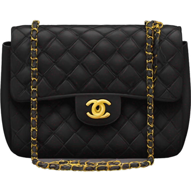 Black Chanel bag  emoji