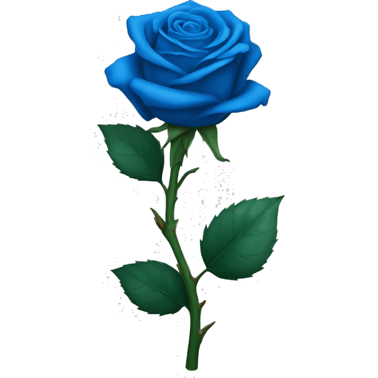 blue rose  emoji