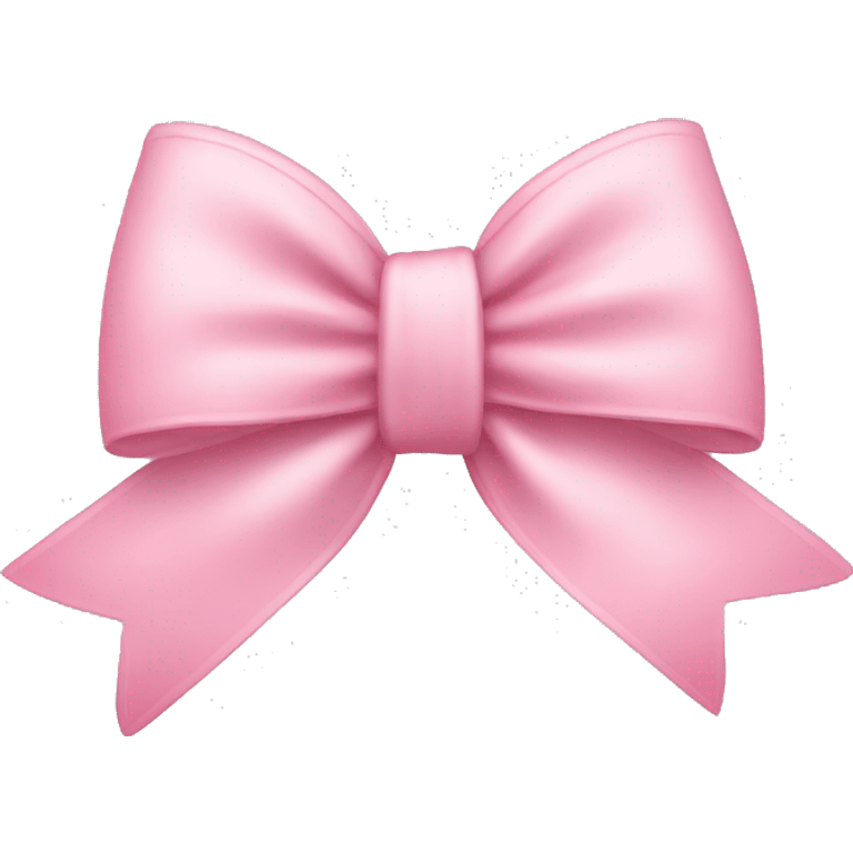 Light pink cute bow emoji