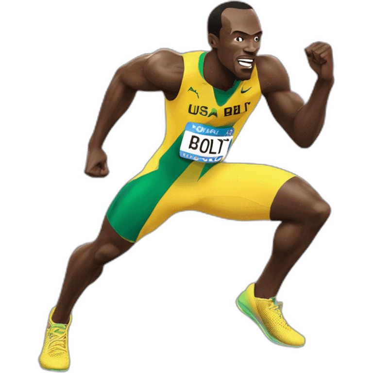 Usain Bolt emoji