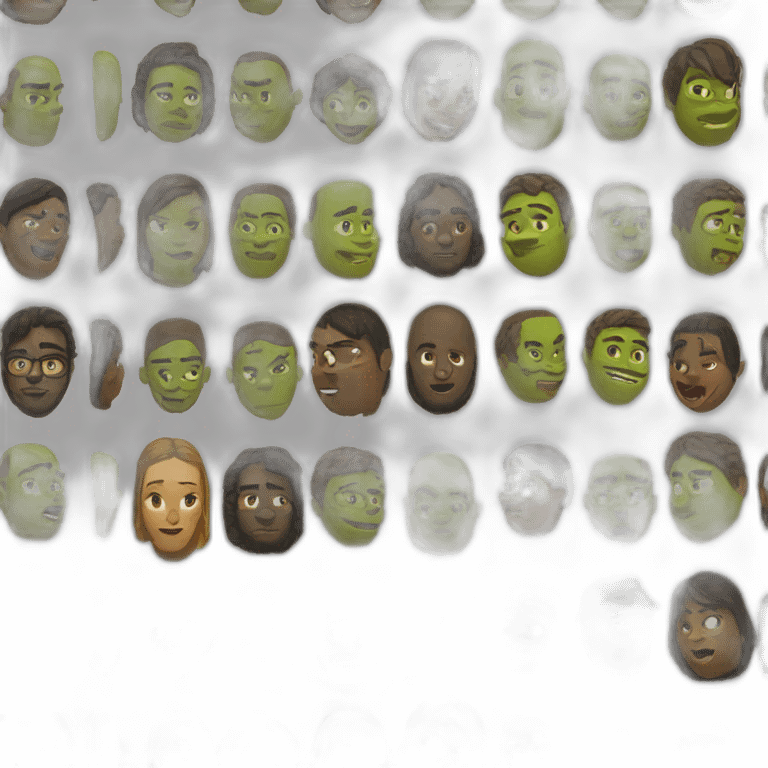 black-shrek emoji