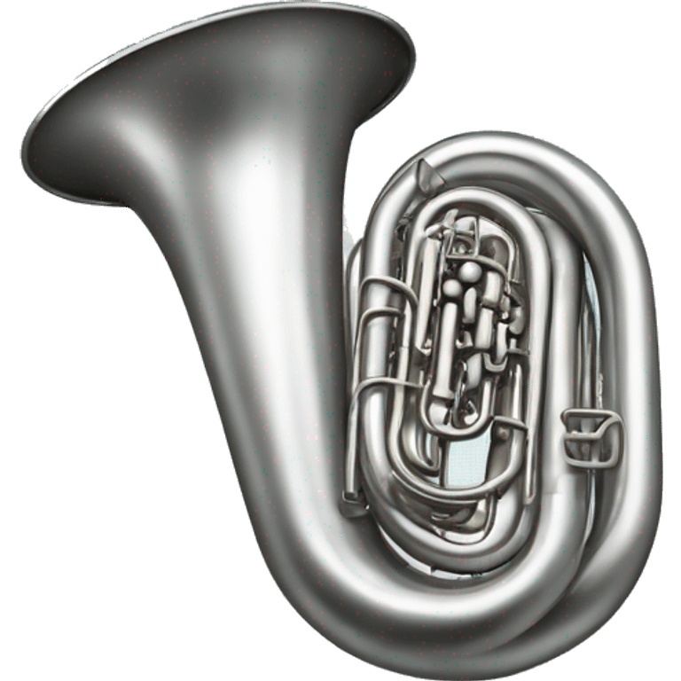 silver marching tuba emoji