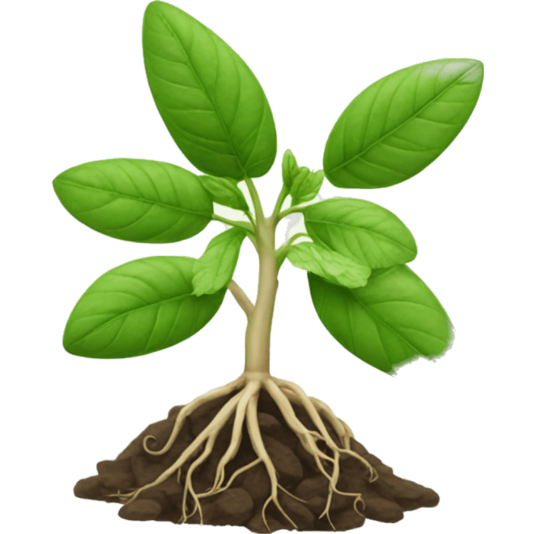 Indian Ginseng plant emoji