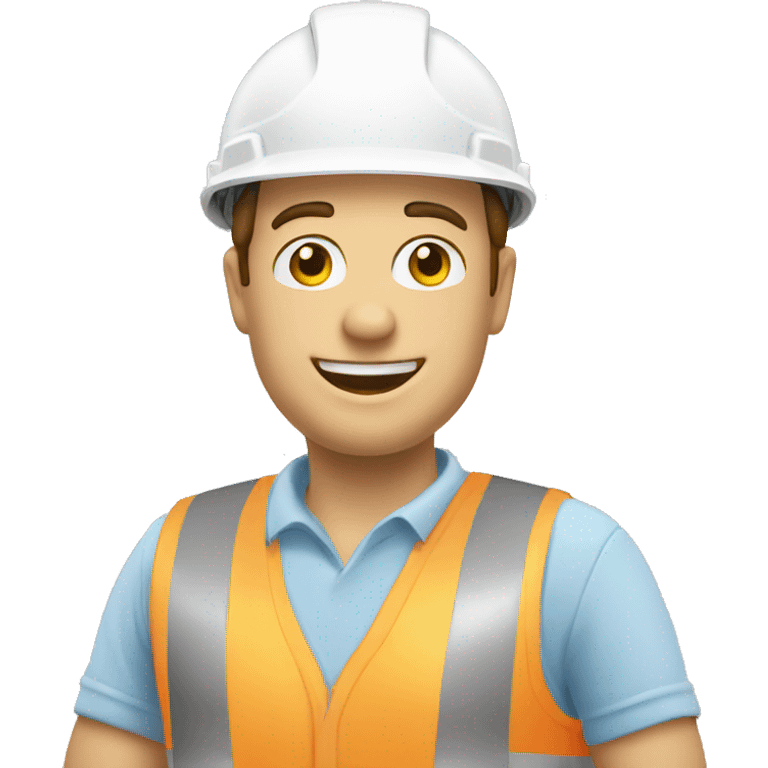 builder with white helmet and thumbs up gesture emoji