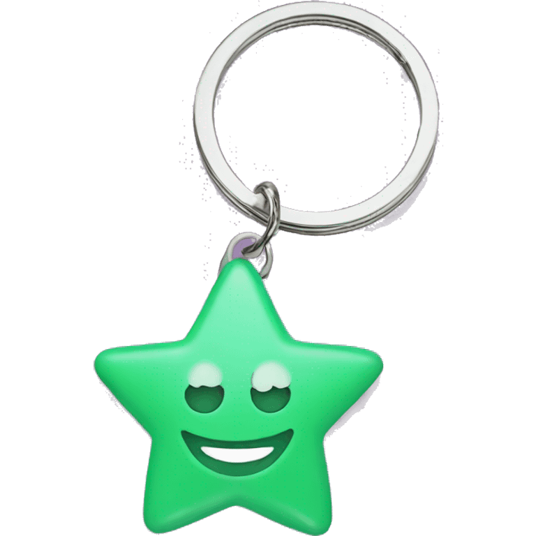 Little star keychain  emoji