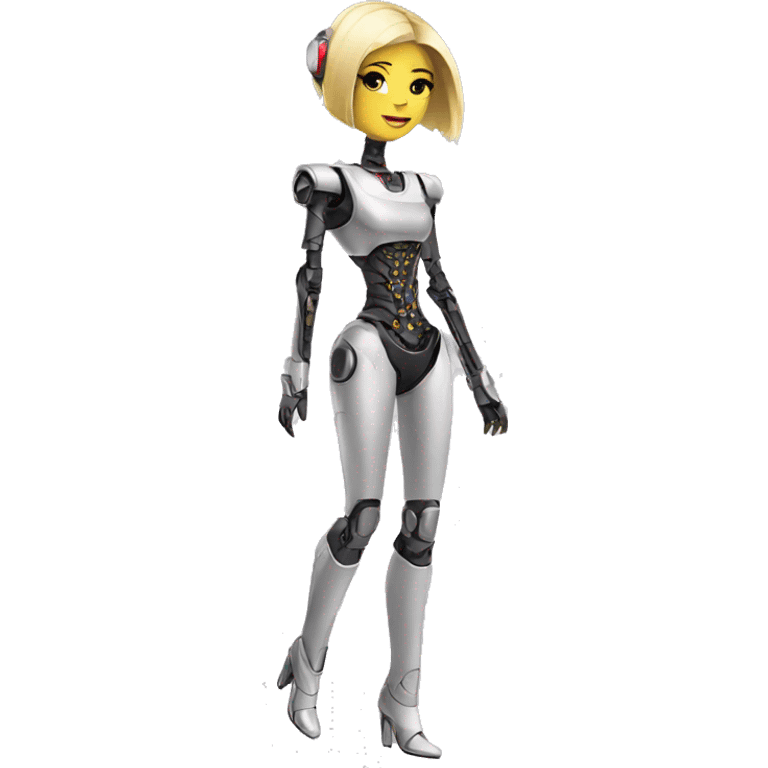 robot woman runway emoji