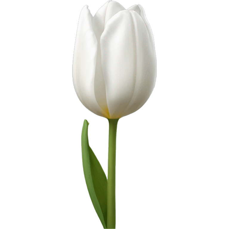 White tulip emoji