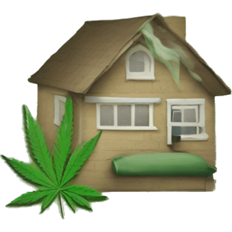 House of cannabis  emoji