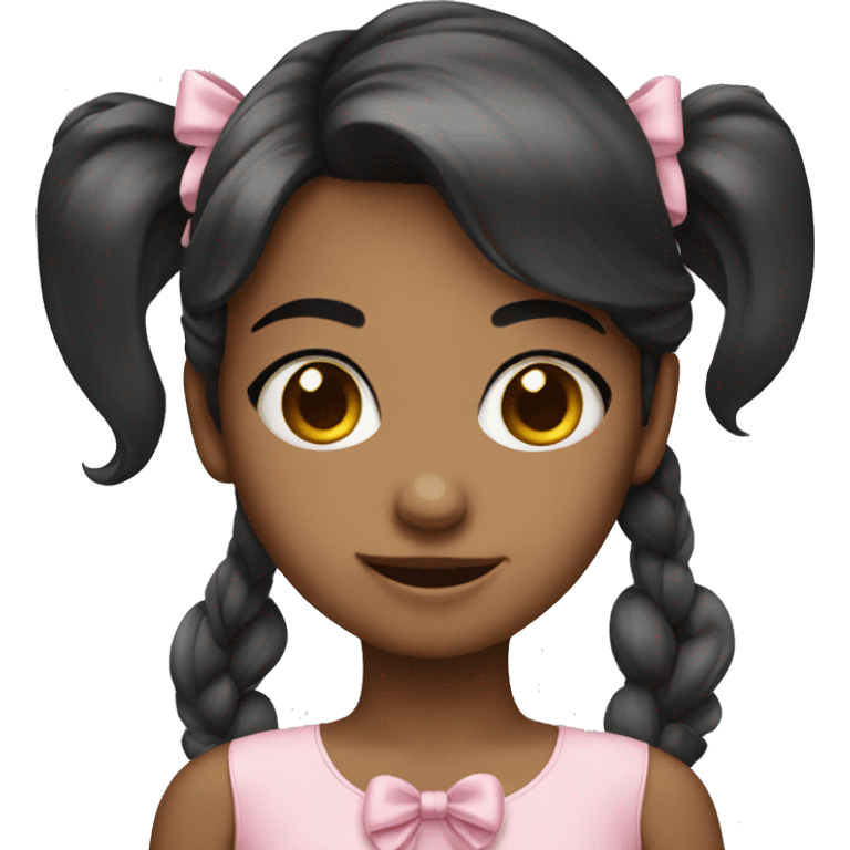 Cute bow girl emoji