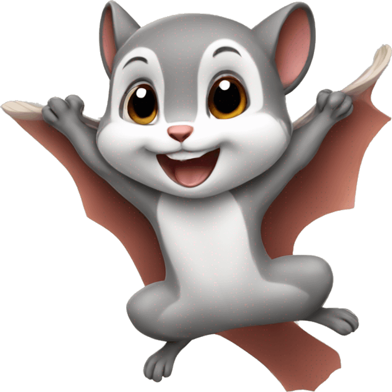 Flying squirrels emoji