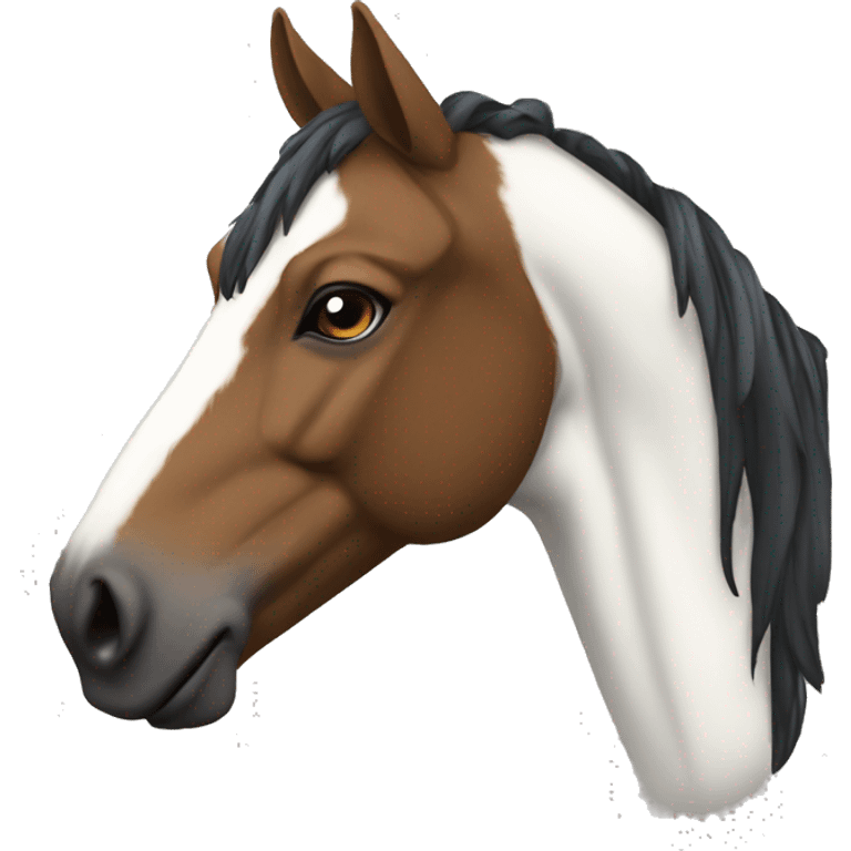 Caballo von mirada sospechosa emoji