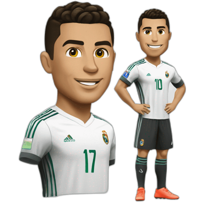 Cristiano Ronaldo with emoji