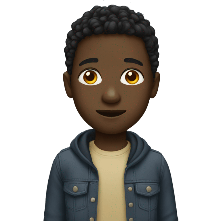 black boy emoji