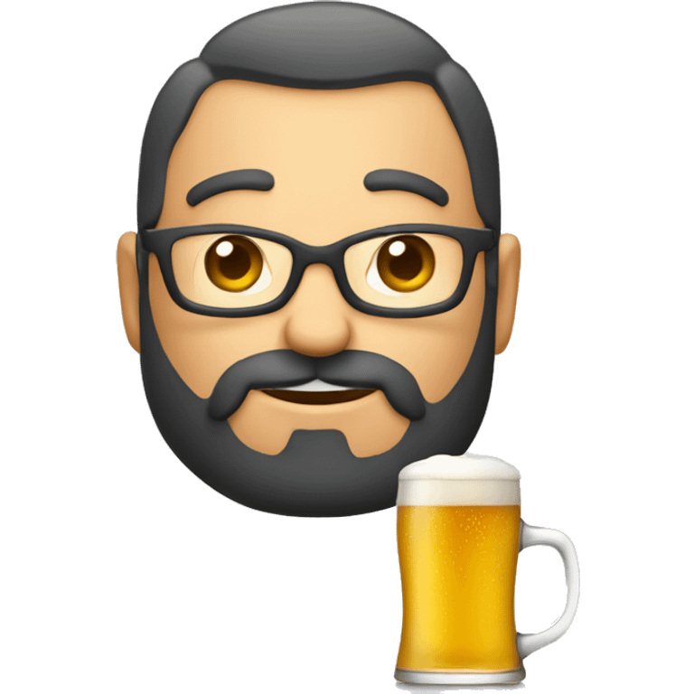 Pilât vu qui boit une bière  emoji