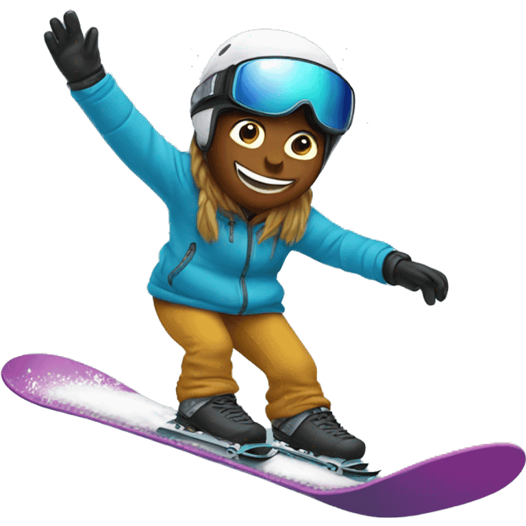 Snowboarding  emoji