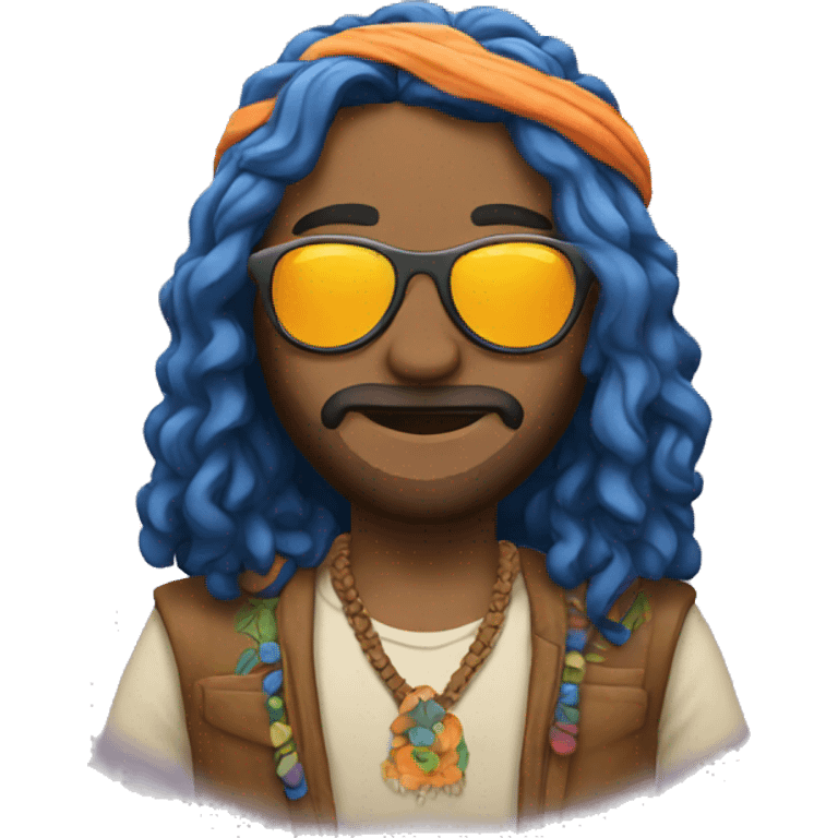 Hippie  emoji