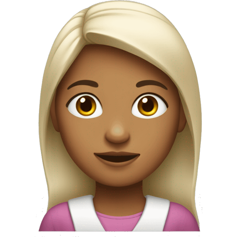 Menina de cílios  emoji