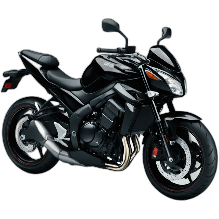 Kawasaki Er6n black  emoji