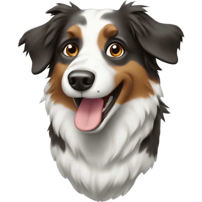 Anvil with Jumping Australian shepherd  emoji