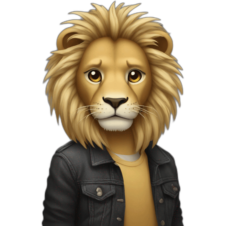 emo lion emoji