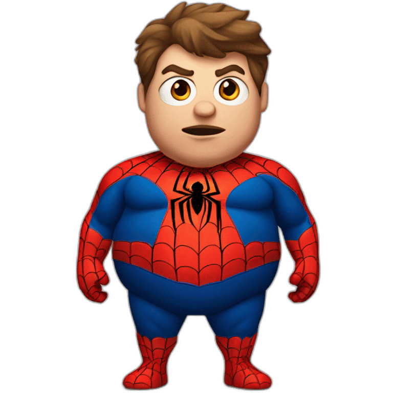 Fat spiderman emoji