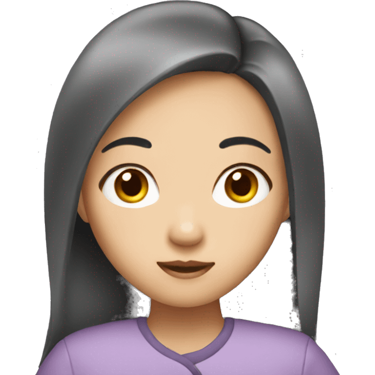 Asian girl emoji