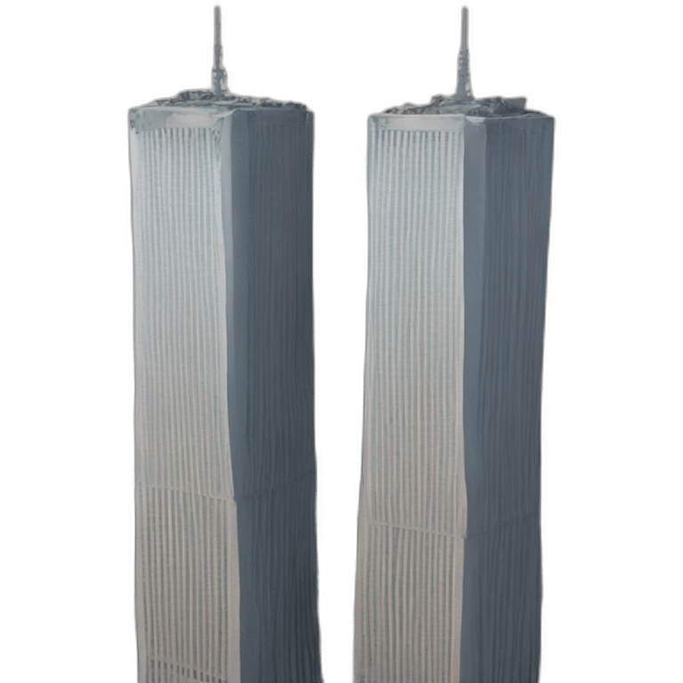 twin towers hit by plane emoji