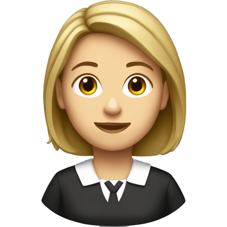 a female mormon missionary emoji